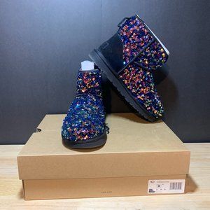 Classic Mini Stellar Sequin Boots, NIB